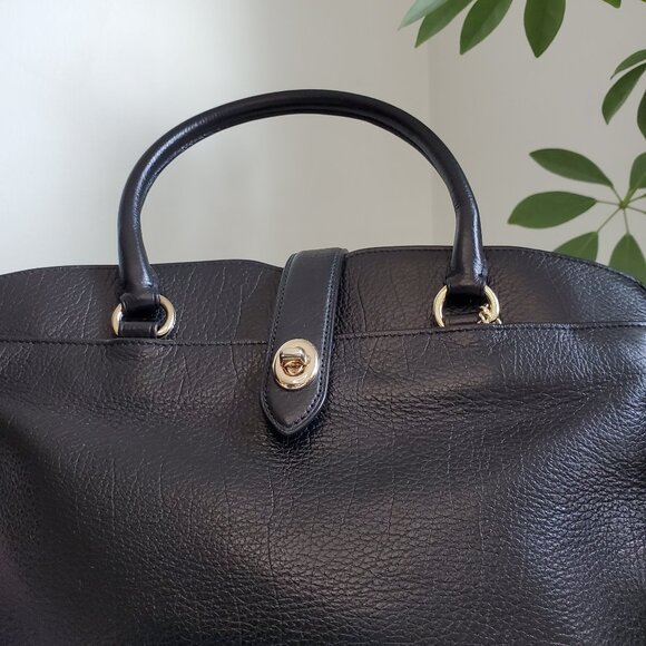 Coach | Mercer Studded  | Soft Grain Leather | Large Satchel Bag | Black - Picture 7 of 13